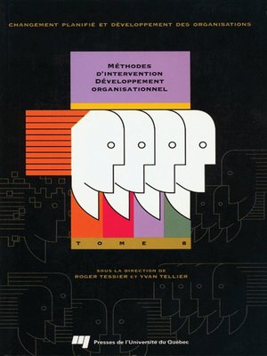 cover image of Méthodes d'intervention. Développement organisationnel